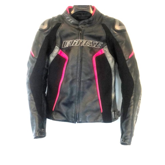 Dainese Racing D Womens Leather Jacket 